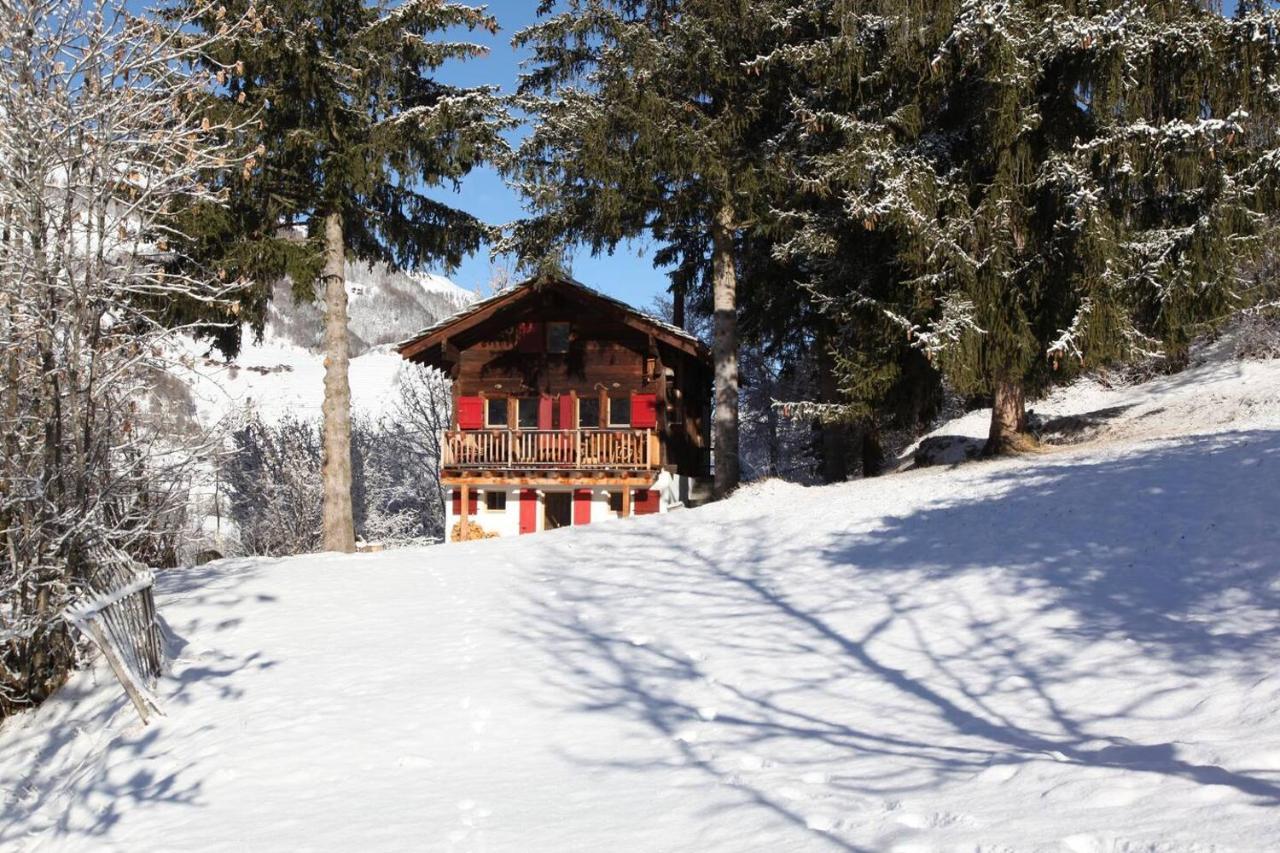 Idyllic Chalet In Evolene, With View On The Dent Blanche And The Mountains Apartment Exterior photo