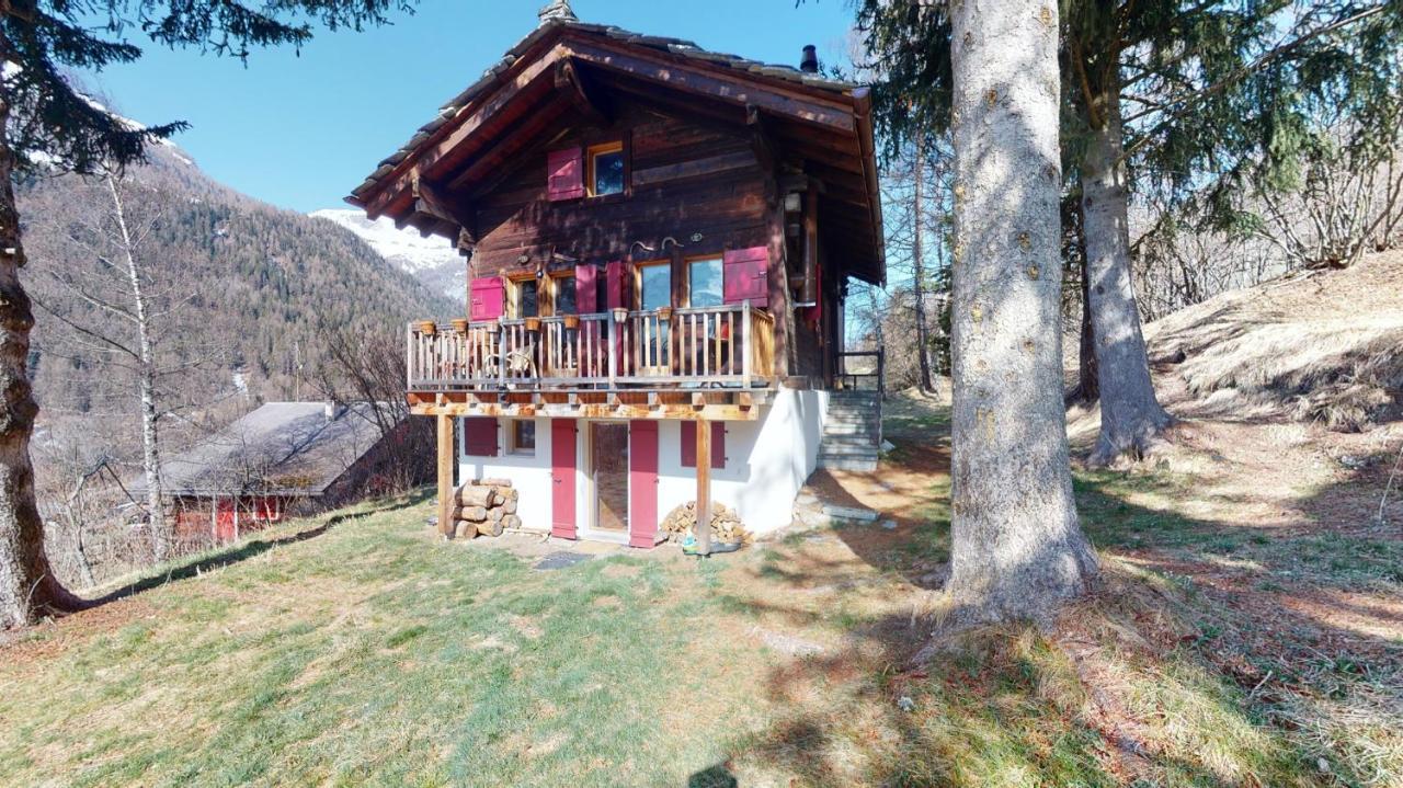 Idyllic Chalet In Evolene, With View On The Dent Blanche And The Mountains Apartment Exterior photo