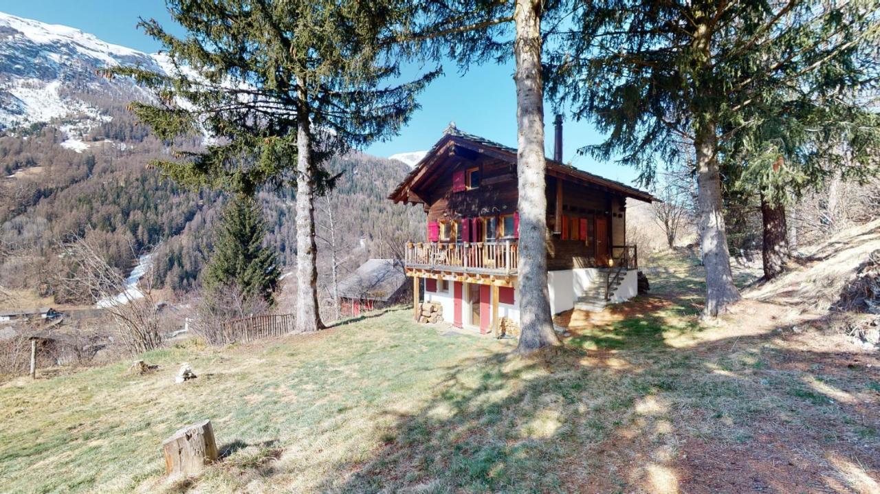 Idyllic Chalet In Evolene, With View On The Dent Blanche And The Mountains Apartment Exterior photo