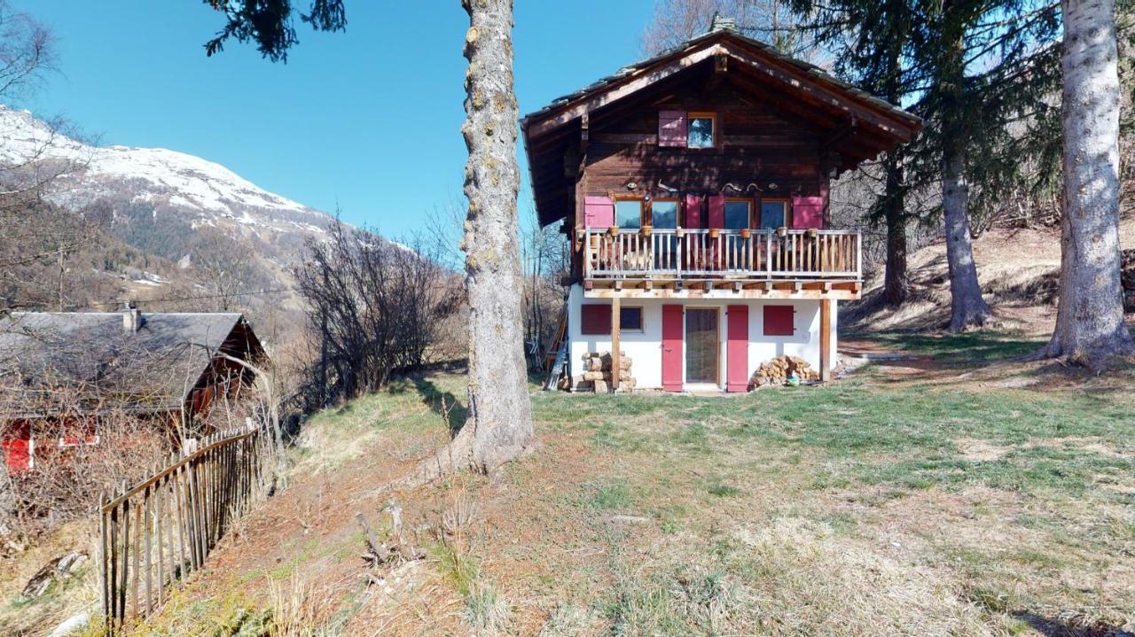 Idyllic Chalet In Evolene, With View On The Dent Blanche And The Mountains Apartment Exterior photo